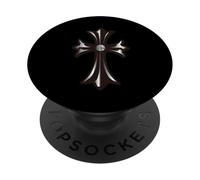 The Silver Beryl Cross Diamonds PopSockets Adhesive PopGrip
