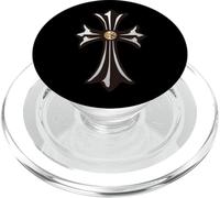 The Silver Cross Ever Gold Diamond PopSockets PopGrip for MagSafe