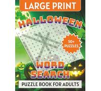 The Simple Halloween Word Search Book: Large Pages With Easy to Read Large Print Puzzles About Witches, Vampires, Werewolves and Ghosts | 8.5x11 ... Holidays, Brain Games and Relaxation