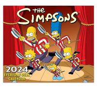 The Simpsons 2024 Desk Calendar, Page A Day Formatted Calendar, Official Product