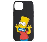 The Simpsons Bart Simpson Rude Mouth Black Case for iPhone 15 Plus