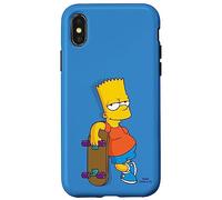 The Simpsons Bart Simpson Sky Blue Case for iPhone X/XS