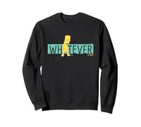 The Simpsons Bart Simpson Whatever El Barto Sweatshirt, Adult Unisex, Black, Medium