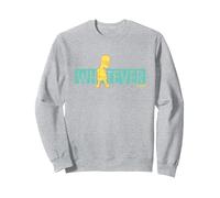 The Simpsons Bart Simpson Whatever El Barto Sweatshirt, Adult Unisex, Heather Grey, Large