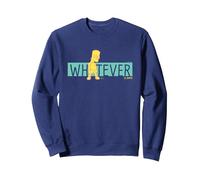 The Simpsons Bart Simpson Whatever El Barto Sweatshirt, Adult Unisex, Navy Blue, Large