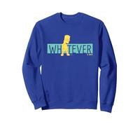 The Simpsons Bart Simpson Whatever El Barto Sweatshirt, Adult Unisex, Royal Blue, X-Large
