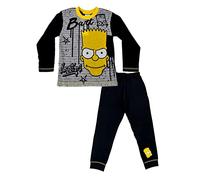 The Simpsons Bart “Smirk” Boys Pyjama Set 7-8 Years Multicolour