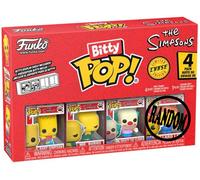 Funko Bitty Pop! the Simpsons - Bart - 4PK and A Surprise Mystery Mini Figure - 0.9 Inch (2.2 Cm) Collectable - Stackable Display Shelf Included - Gift Idea - Party Bags Stocking - Cake Topper