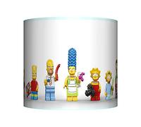 THE SIMPSONS - CEILING LAMPSHADE - 10" DRUM - BOYS BEDROOM LAMP SHADE IN BLUE…