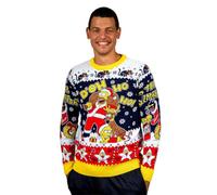 The Simpsons: Christmas Jumper (UK, Alpha, 4XL, Regular, Regular) Blue
