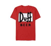 The Simpsons - Duff Red - T-Shirt - red - M - 100% Cotton,Jersey M
