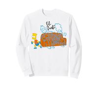 The Simpsons El Barto Bart Graffiti Of Family On Sofa Sweatshirt
