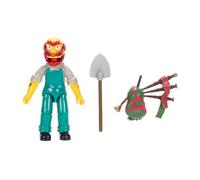 The Simpsons Groundskeeper Willie 12.7cm Collectible Action Figure by JAKKS Pacific, with Shovel and Bagpipes Accessories, Articulated Figurine, Collector's Display Packaging