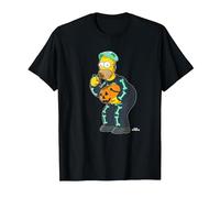The Simpsons Homer Candy Feast Treehouse of Horror Halloween T-Shirt, Men, Black, Large