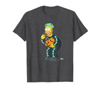 The Simpsons Homer Candy Feast Treehouse of Horror Halloween T-Shirt, Men, Dark Heather Grey, 4X-Large