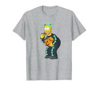 The Simpsons Homer Candy Feast Treehouse of Horror Halloween T-Shirt, Men, Heather Grey, X-Large