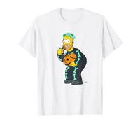 The Simpsons Homer Candy Feast Treehouse of Horror Halloween T-Shirt, Men, White, 6X-Large