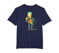 The Simpsons Homer Candy Feast Treehouse of Horror Halloween T-Shirt, Men's Big and Tall, Navy Blue, 5X Tall