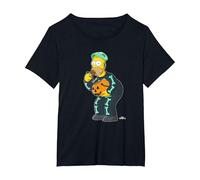 The Simpsons Homer Candy Feast Treehouse of Horror Halloween T-Shirt, Women's Plus, Black, 2X
