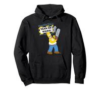 The Simpsons Homer Graphic Man Work Handyman Caution Humour Pullover Hoodie