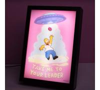 The Simpsons Homer LED Framed Print