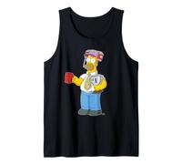 The Simpsons Homer Simpson #1 Dad Beer Hat Father's Day Tank Top