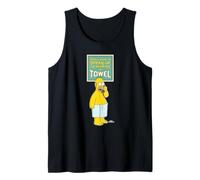 The Simpsons Homer Simpson Speak Up I’m Wearing A Towel Tank Top