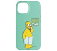 The Simpsons Homer Simpson Speak Up I'm Wearing A Towel Case for iPhone 15
