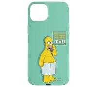 The Simpsons Homer Simpson Speak Up I'm Wearing A Towel Case for iPhone 15 Plus