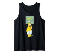 The Simpsons Homer Simpson Speak Up I'm Wearing A Towel Tank Top