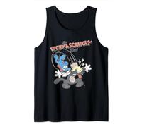 The Simpsons Itchy & Scratchy Hammer Classic Cartoon Mayhem Tank Top