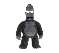 The Simpsons King Homer Collectible Plush by Jakks Pacific, Officially Licensed, 16in / 40cm Tall, Inspired by Treehouse of Horror Episode, Plush Faux Fur and Molded Head, Collector's Packaging
