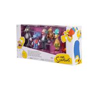 The Simpsons Krusty Cast Action Figures Multi-Pack 6.35cm Scale Figures by JAKKS Pacific, Includes Krusty, Mojo, Itchy, Scratchy, and Sideshow Mel along with Krusty’s Clown Car
