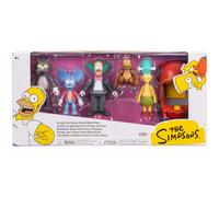 The Simpsons Krusty Cast Action Figures Multi-Pack 6.35cm Scale Figures by JAKKS Pacific, Includes Krusty, Mojo, Itchy, Scratchy, and Sideshow Mel