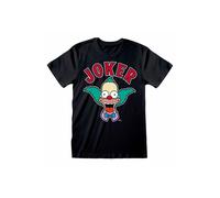 The Simpsons - Krusty Joker - T-Shirt - black - S - 100% Cotton S