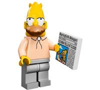 The Simpsons Lego Mini Figure Grandpa