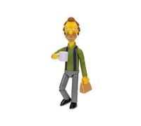 The Simpsons Lenny Leonard Collectible 12.7cm Action Figure by JAKKS Pacific, Includes Coffee Mug and Lunch Bag Accessory, Articulated Action Figure, Collector's Display Packaging
