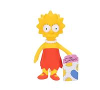 The Simpsons Lisa Plush 20cm by JAKKS Pacific, Officially Licensed, Soft Plush Lisa with Sculpted Head, Highly Detailed and Expressive Design, Collect the Entire Simpsons Family