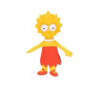 The Simpsons Lisa Plush 20cm by JAKKS Pacific, Officially Licensed, Soft Plush Lisa with Sculpted Head, Highly Detailed and Expressive Design, Collect the Entire Simpsons Family