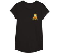 The Simpsons Maggie Halloween Jack-o'-Lantern Pumpkin T-Shirt, Girls, Black, Large