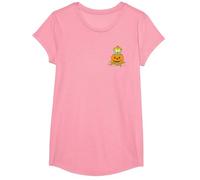 The Simpsons Maggie Halloween Jack-o'-Lantern Pumpkin T-Shirt, Girls, Pink, X-Small