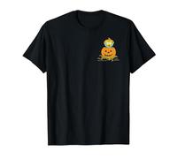 The Simpsons Maggie Halloween Jack-o'-Lantern Pumpkin T-Shirt, Men, Black, 6X-Large