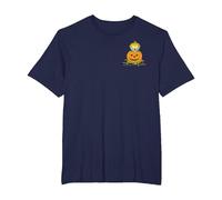 The Simpsons Maggie Halloween Jack-o'-Lantern Pumpkin T-Shirt, Men's Big and Tall, Navy Blue, 3X Tall