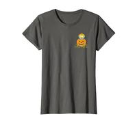 The Simpsons Maggie Halloween Jack-o'-Lantern Pumpkin T-Shirt, Women, Asphalt Grey, X-Small