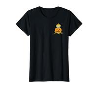 The Simpsons Maggie Halloween Jack-o'-Lantern Pumpkin T-Shirt, Women, Black, X-Small