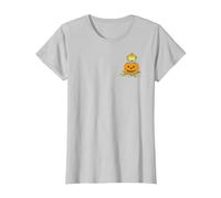 The Simpsons Maggie Halloween Jack-o'-Lantern Pumpkin T-Shirt, Women, Silver Grey, 3X-Large