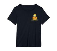 The Simpsons Maggie Halloween Jack-o'-Lantern Pumpkin T-Shirt, Women's Plus, Black, 2X
