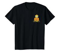 The Simpsons Maggie Halloween Jack-o'-Lantern Pumpkin T-Shirt, Youth, Black, Small