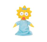 The Simpsons Maggie Plush 20cm by JAKKS Pacific, Officially Licensed, Soft Plush with Sculpted Head, Highly Detailed and Expressive Design, Collect the Entire Simpsons Family