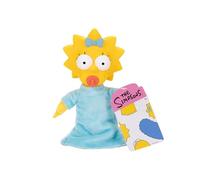 The Simpsons Maggie Plush 20cm by JAKKS Pacific, Officially Licensed, Soft Plush with Sculpted Head, Highly Detailed and Expressive Design, Collect the Entire Simpsons Family